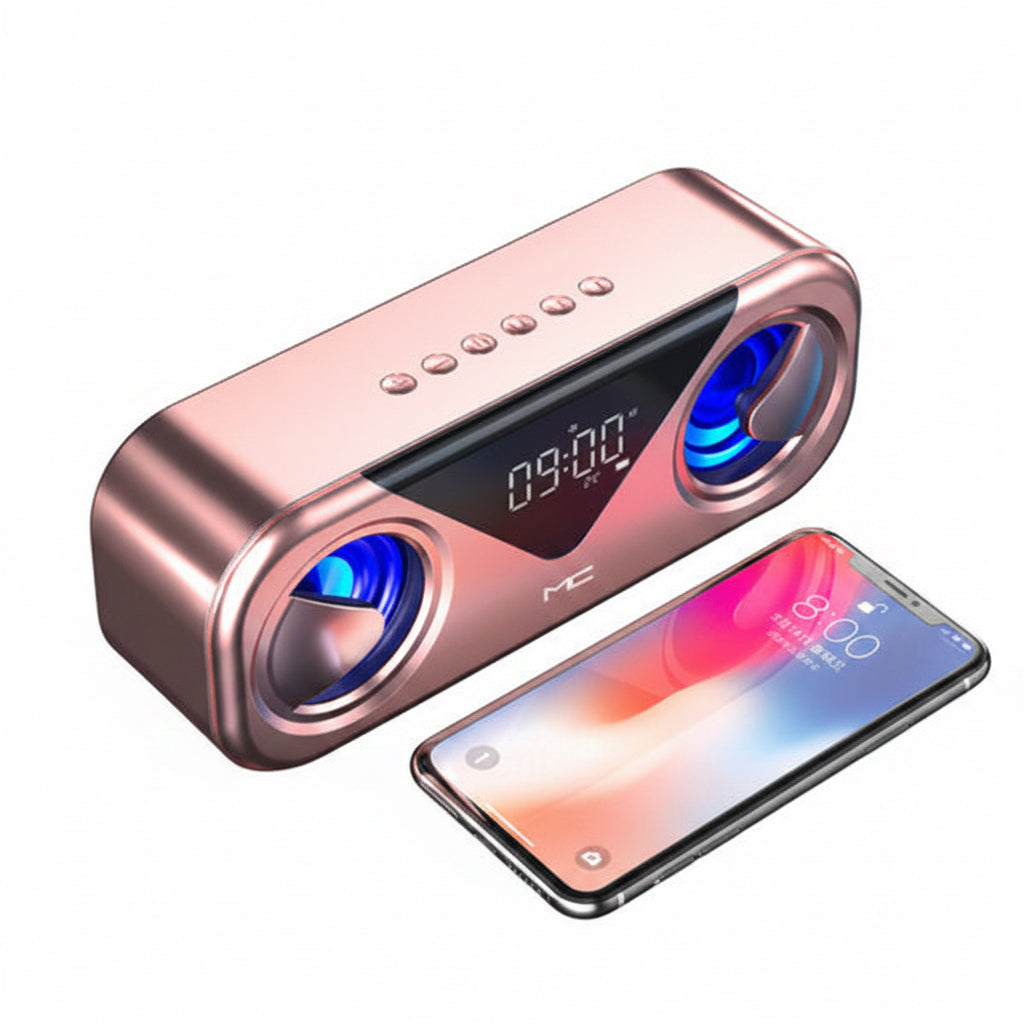 OWMEG SPEAKERS - BLUETOOTH SPEAKER IN ROSE GOLD