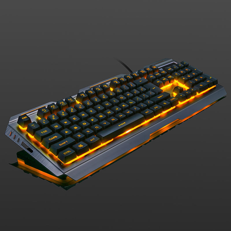 OWMEG MOUSE & KEYBOARD - YELLOW GLOW