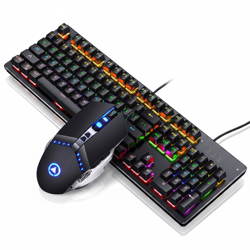 OWMEG MOUSE & KEYBOARD - PUNK WIRED KEYBOARD & MOUSE SET