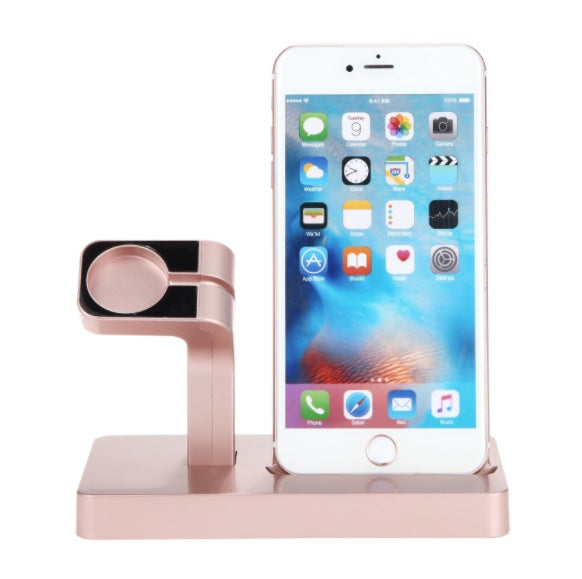 OWMEG MUST HAVES - ROSE GOLD 2 IN 1 CHARGING DOCK IPHONE