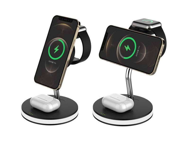 OWMEG MUST HAVES - WIRELESS CHARGER 4-IN-1 (BLACK)