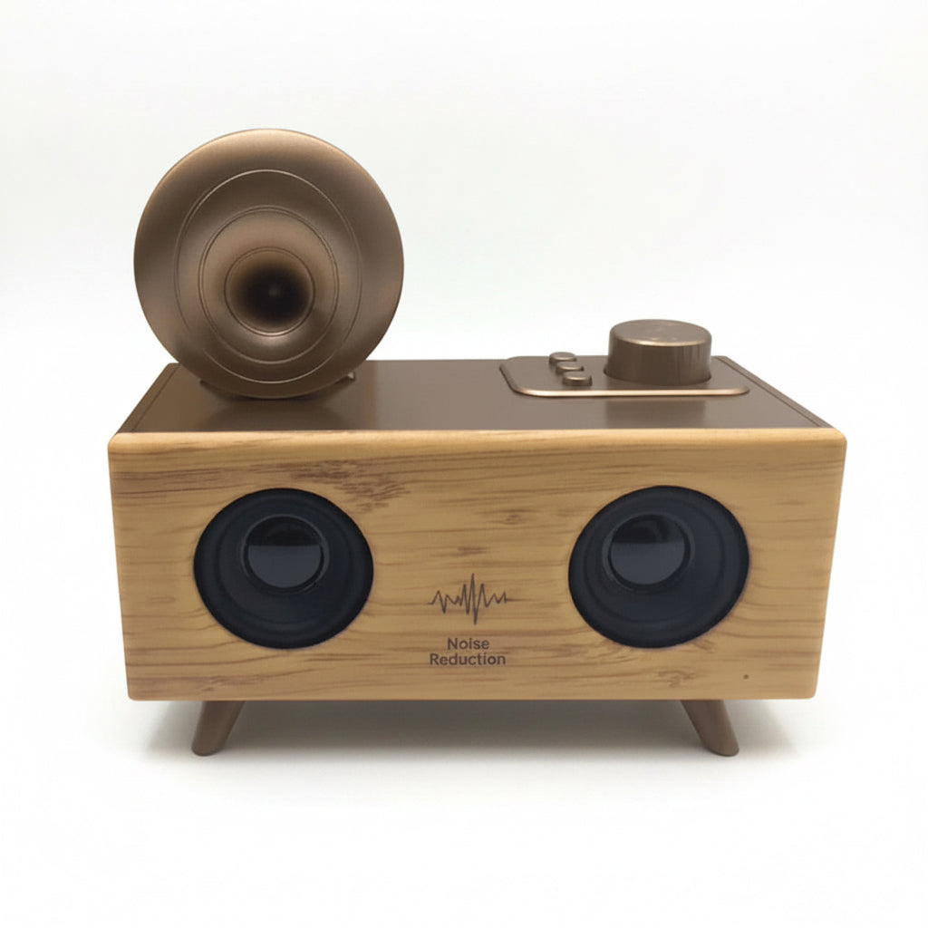 OWMEG SPEAKER - ADORABLE WOODEN SPEAKER (light timber)