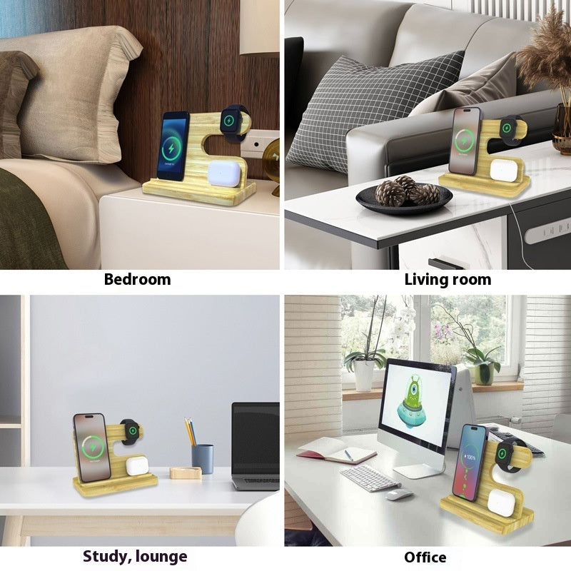 OWMEG MUST HAVES - BAMBOO WIRELESS CHARGER