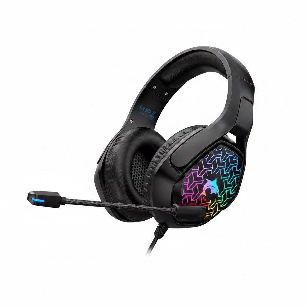 OWMEG HEADSET - GAMING HEADSET (BLACK)