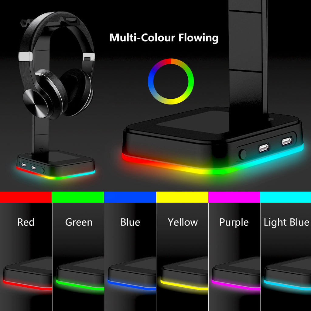 OWMEG HEADSET STAND - COLOUR CHANGING STAND 4-IN-1