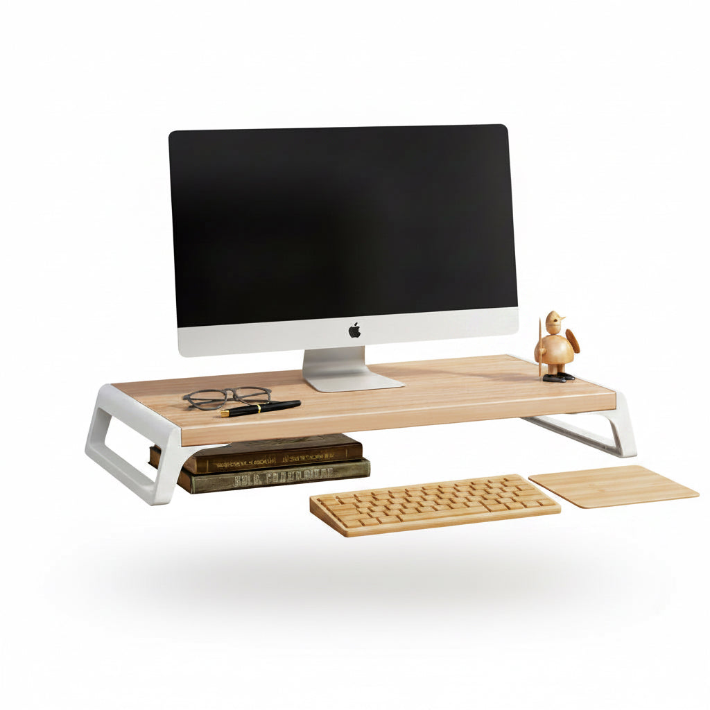 OWMEG MONITOR STAND - WOODEN MONITOR STAND