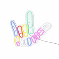 OWMEG LIGHTING - GOOD VIBES COLOURFUL NEON SIGN