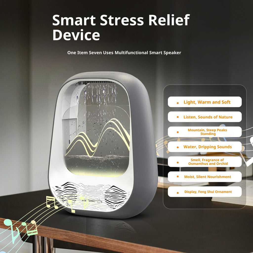 OWMEG SPEAKERS - WATERDROP, AMBIENT LIGHT, HUMIDIFIER