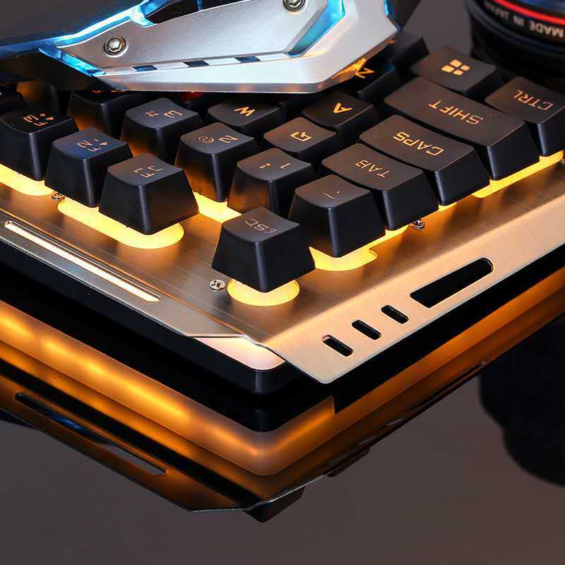 OWMEG MOUSE & KEYBOARD - YELLOW GLOW