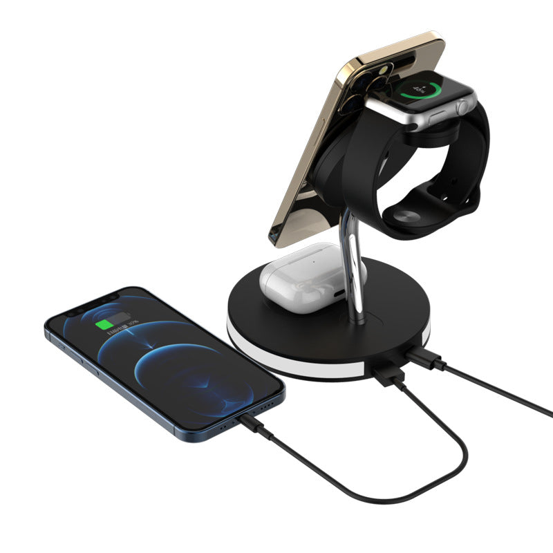 OWMEG MUST HAVES - WIRELESS CHARGER 4-IN-1 (BLACK)