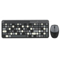 OWMEG MOUSE & KEYBOARD - MULTI COLOURED GREYS