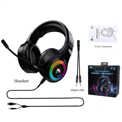 OWMEG HEADSET - GAMING HEADSET (BLACK)