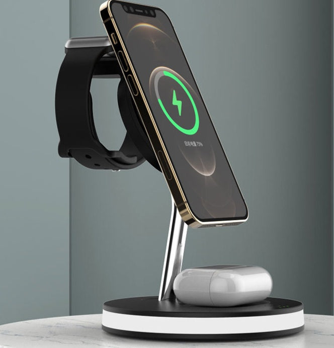 OWMEG MUST HAVES - WIRELESS CHARGER 4-IN-1 (BLACK)
